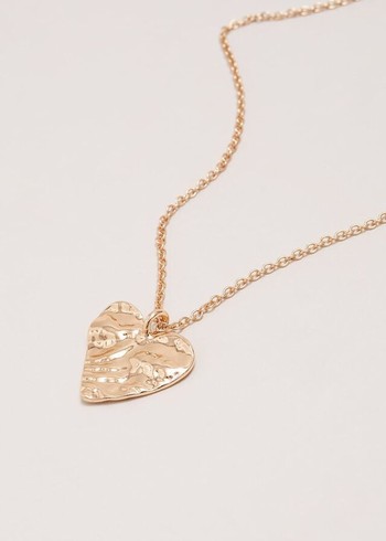 Phase Eight Gold Heart Jewellery Gold USA | 2091547-AN